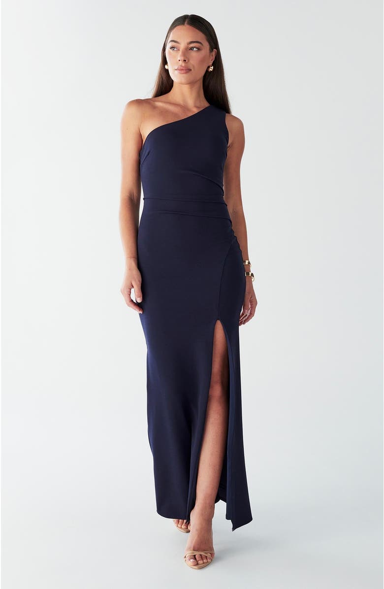 BWLDR Letty Maxi Dress, Alternate, color, Navy Blue