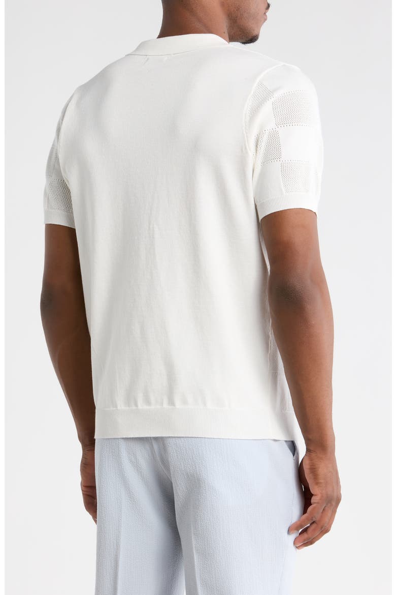 Slim Fit Polo Sweater, Alternate, color, CREAM