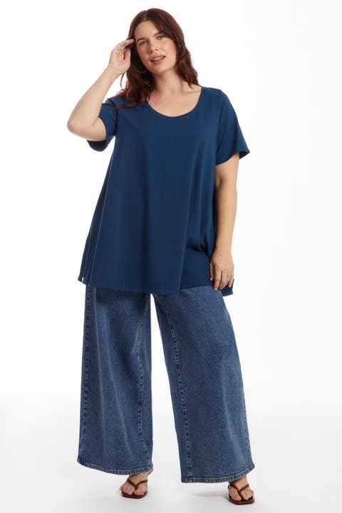 Short-Sleeve Swing One + Only Tunic (Plus)