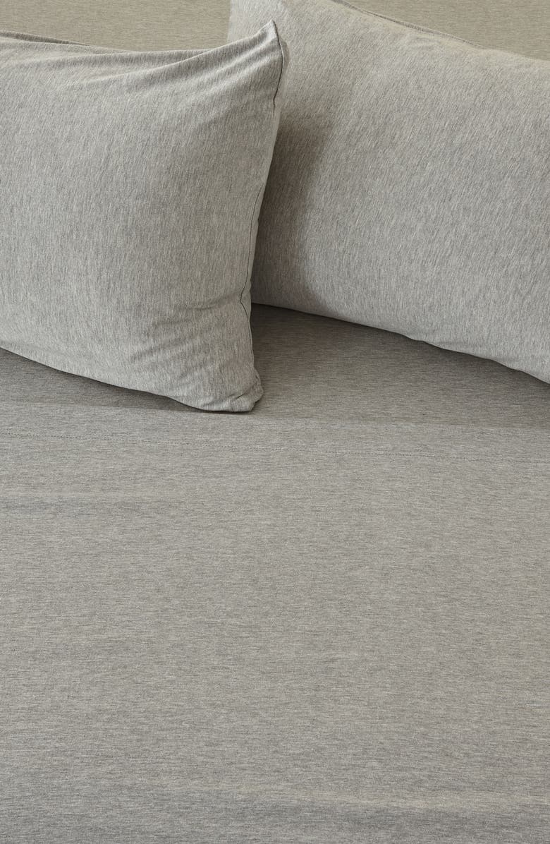 Woven & Weft Jersey Knit Sheet Set, Alternate, color, Light Grey