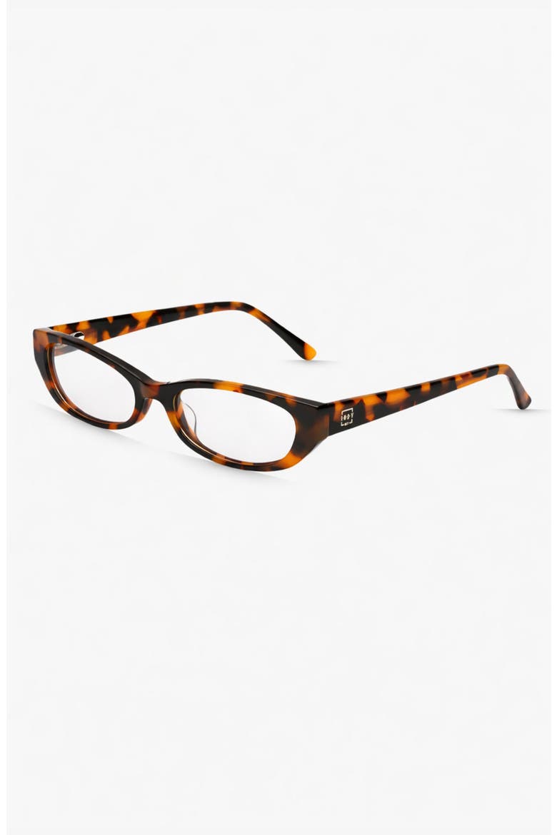 Gisele Blue Light Glasses, Alternate, color, Brown