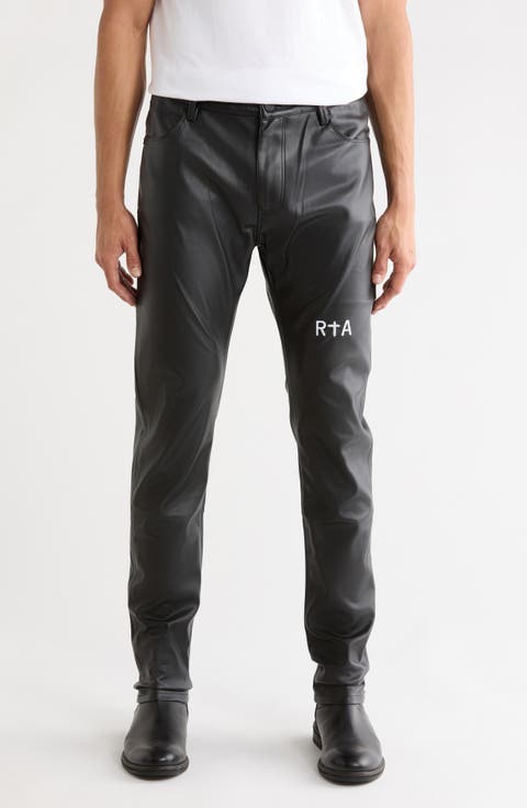 Bryant Faux Leather Skinny Pants