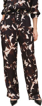 Bella Dahl Smocked Waist Wide Leg Pants