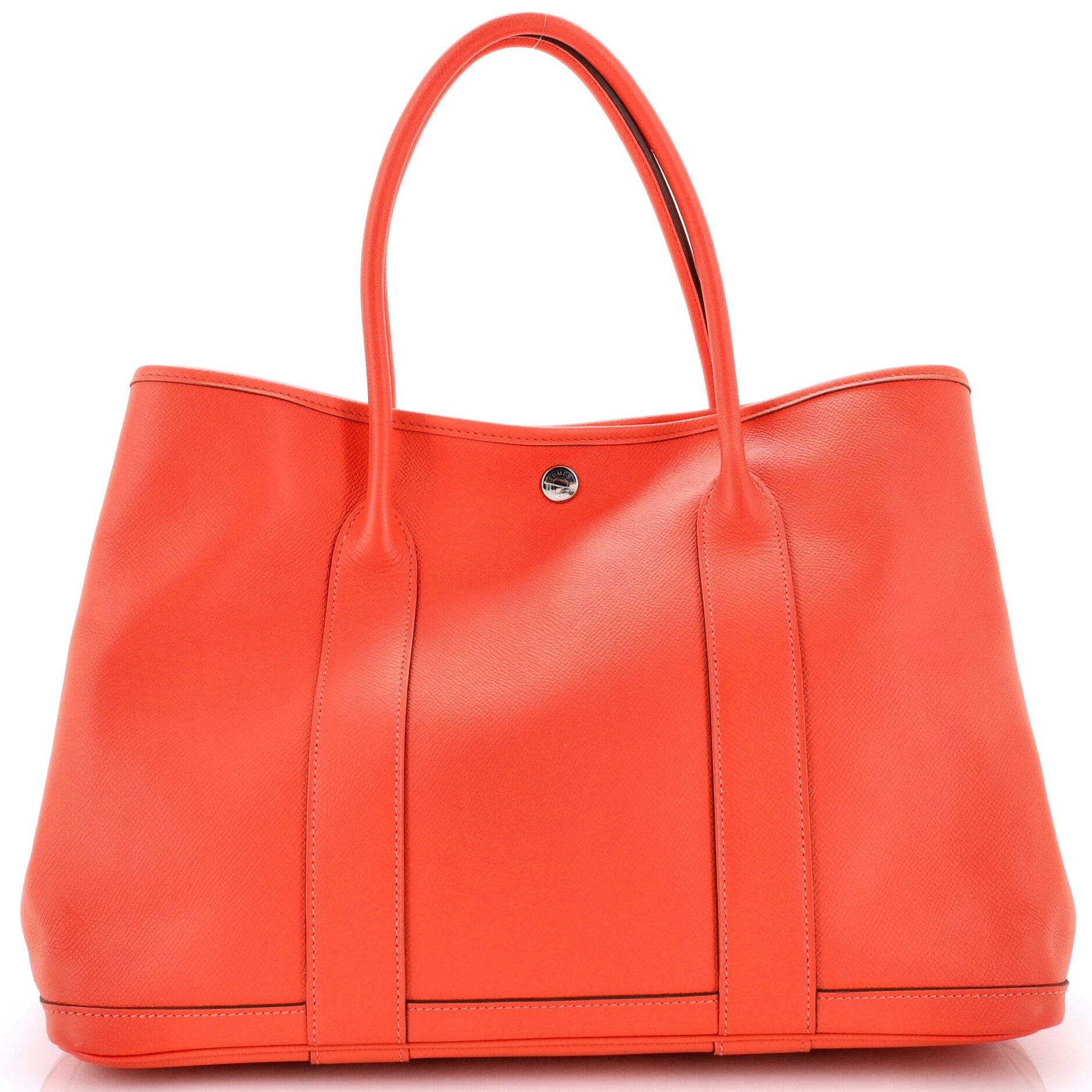 Garden Party Tote Leather 36, Main, color, Red