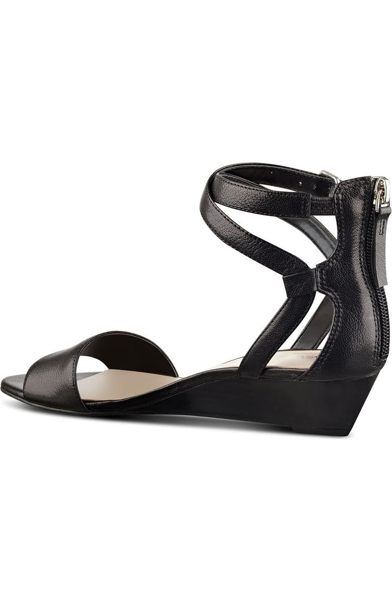 Nine West 'Villain' Wedge Sandal, Alternate, color,