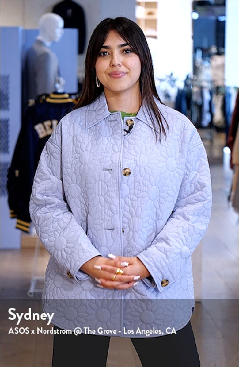 Floral Quilted Jacket, sales video thumbnail