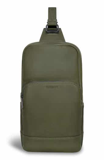 CHAMPS Onyx Leather Sling Bag