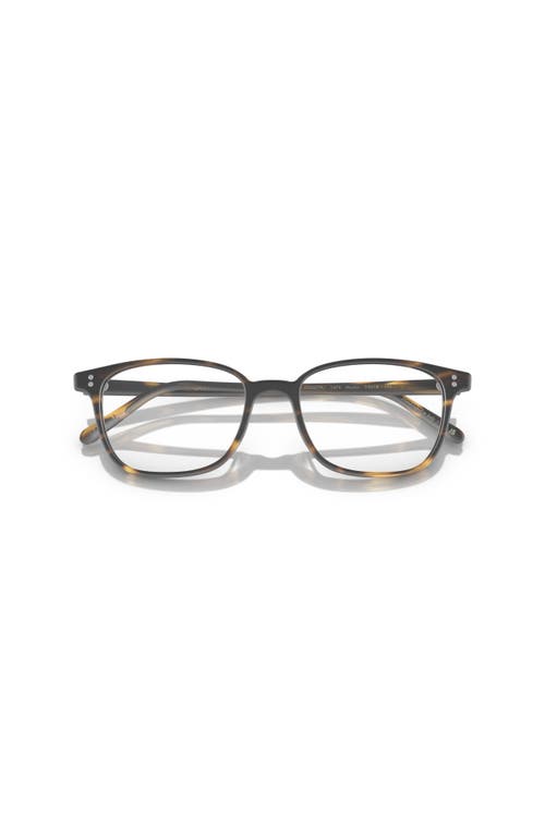 Oliver Peoples 51mm Square Optical Glasses In Black