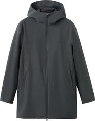 MANGO Hooded Water Repellent Parka