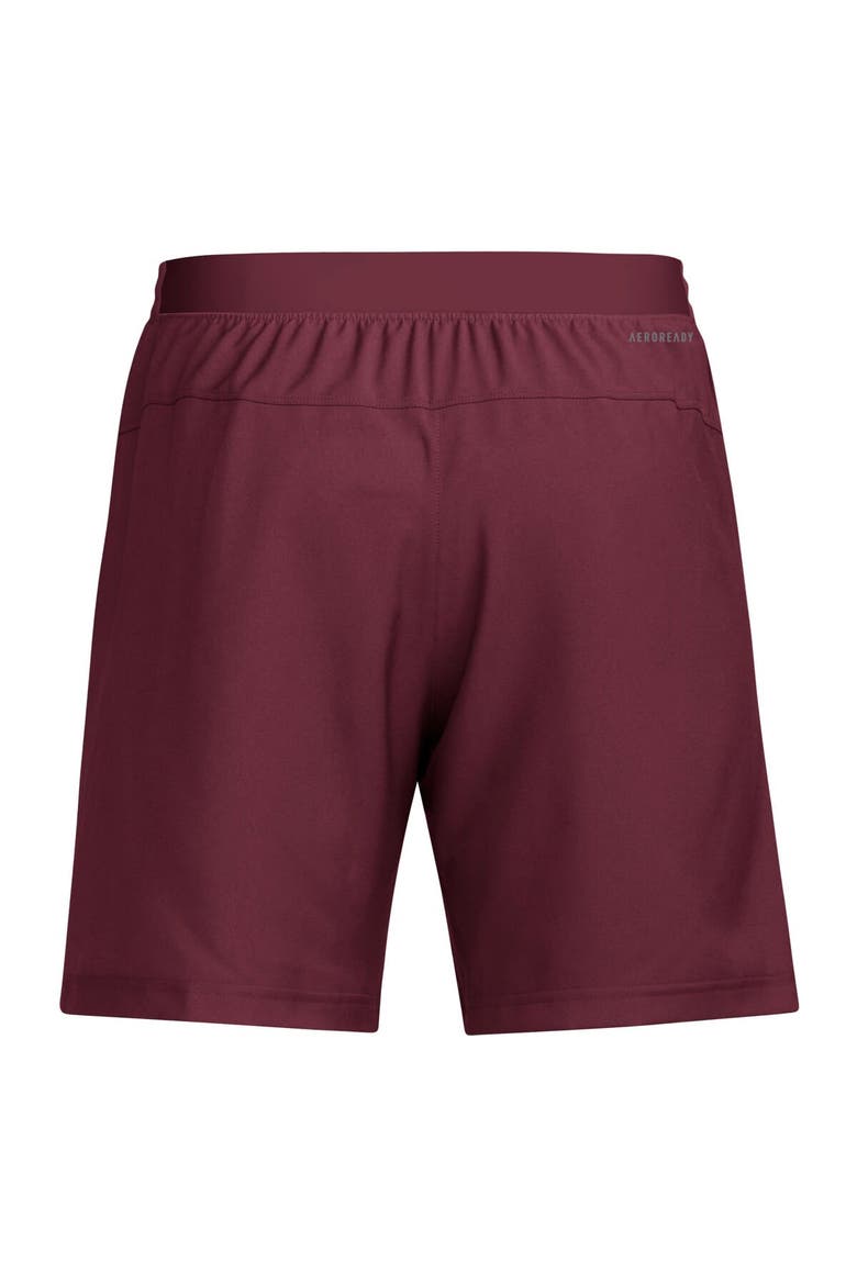 Men's adidas Maroon Mississippi State Bulldogs Program Woven Training Shorts, Alternate, color, Maroon