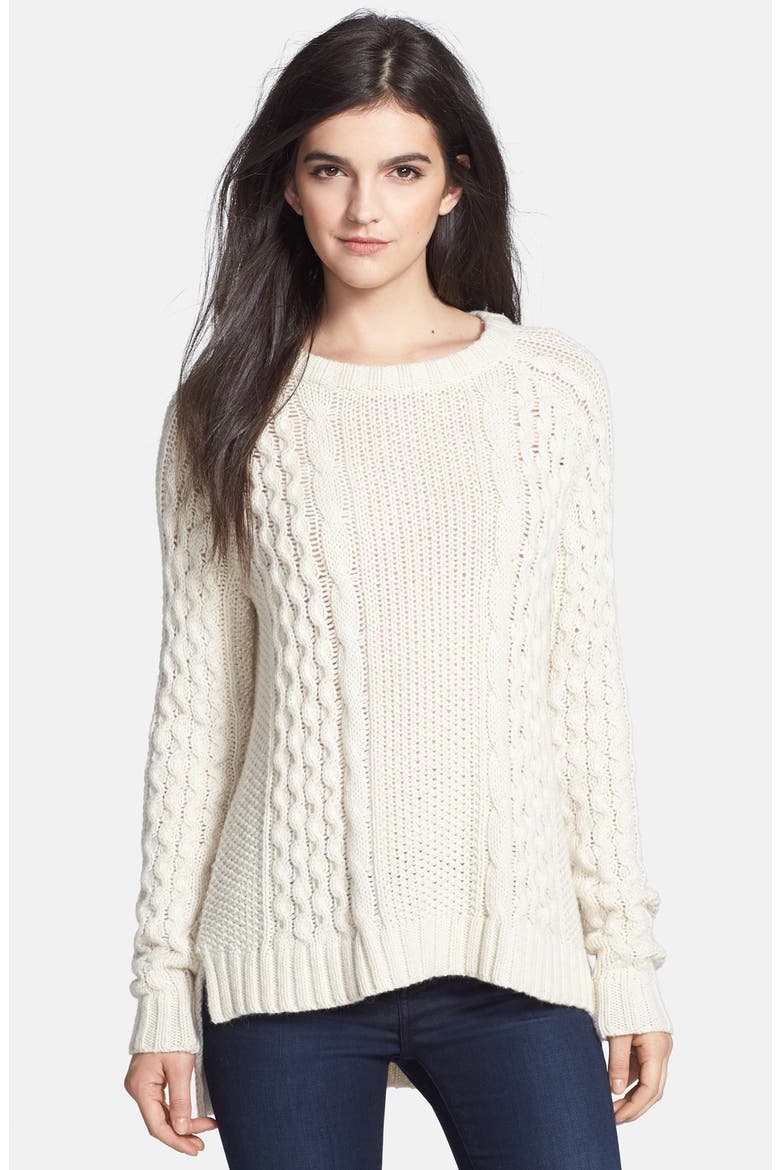 'Innis' Wool Sweater, Main, color, IVORY