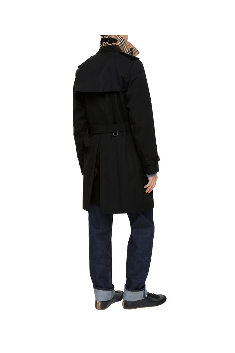 Mid-length Kensington Heritage Trench Coat, Alternate, color, Black