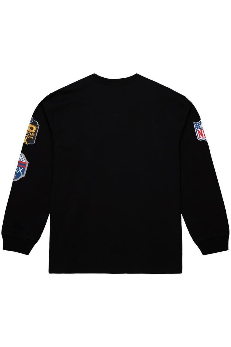 Men's Mitchell & Ness  Black Pittsburgh Steelers Training Camp Vintage Logos Long Sleeve T-Shirt, Alternate, color, Black