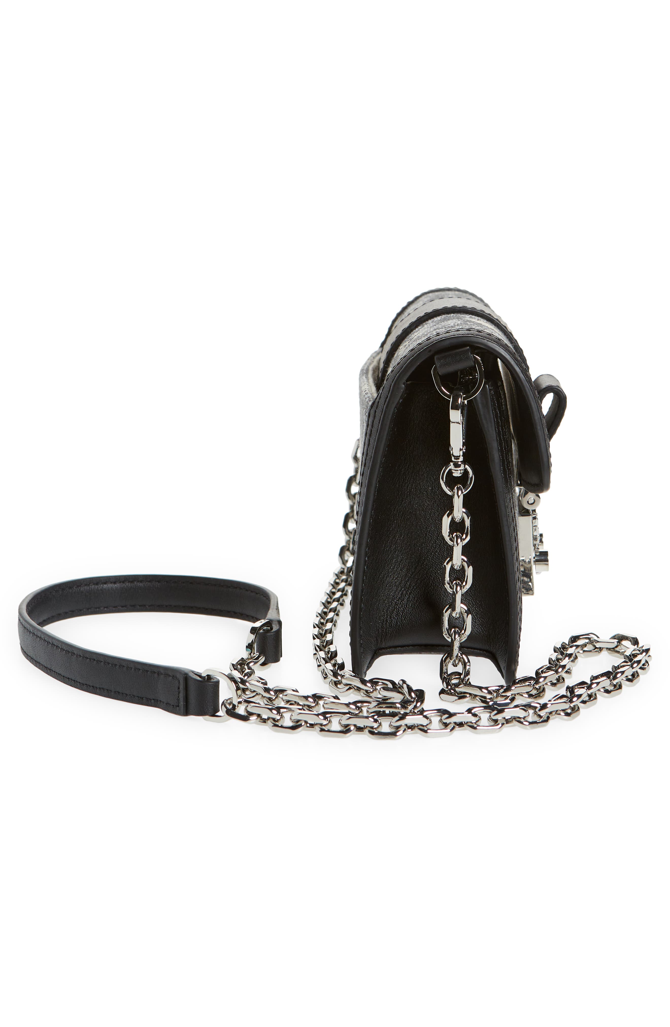 MCM Gretl Vintage Jacquard Monogram Crossbody Handbag, Alternate, color, 