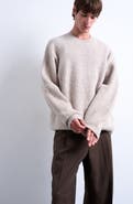 Topman Oversize Crewneck Sweater