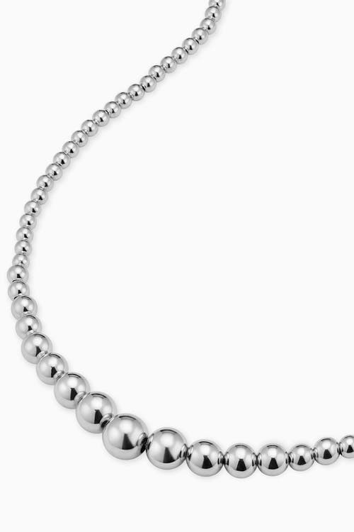 Oradina Sterling Silver Belle Of The Ball Neckace In Silver