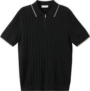 MANGO Zip Placket Polo