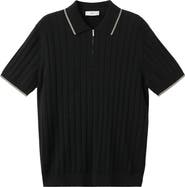 MANGO Zip Placket Polo