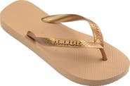 Havaianas Metallic Logo Flip Flop
