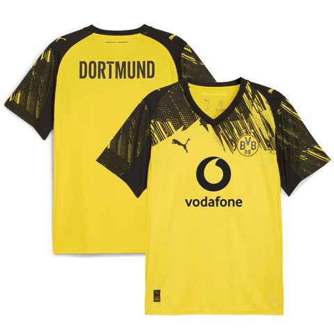 Men's Puma Yellow Borussia Dortmund 2025/26  Replica Jersey