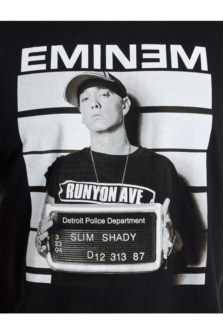 Big & Tall Eminem Slim Shady Graphic Tee, Alternate, color, BLACK