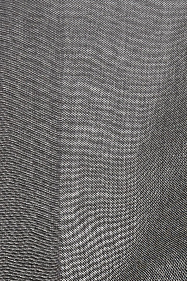 Tasmanian Grey Sharkskin Flat Front Wool Suit Separates Trousers, Alternate, color, MED. GREY