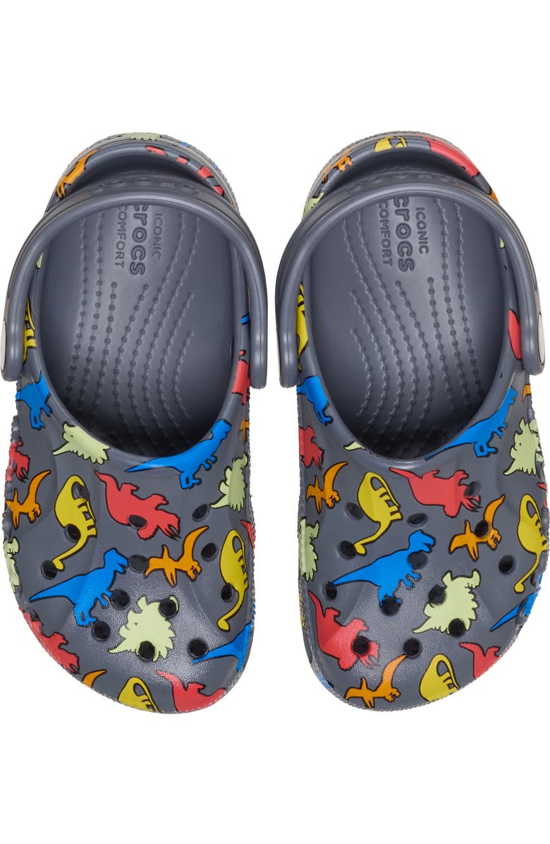 CROCS Kids' Baya Print Clog, Alternate, color, Charcoal Multi