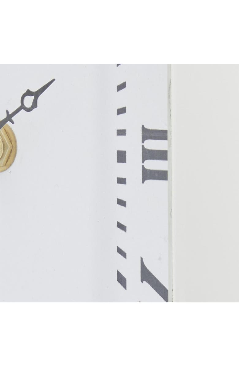 VIVIAN LUNE HOME Glam Silver Glass Clock, Alternate, color, Silver