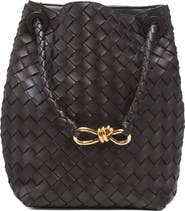 Bottega Veneta Small Andiamo Intrecciato Leather Bucket Bag