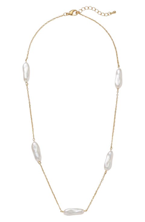 The Gaze Genuine Pearl Necklace