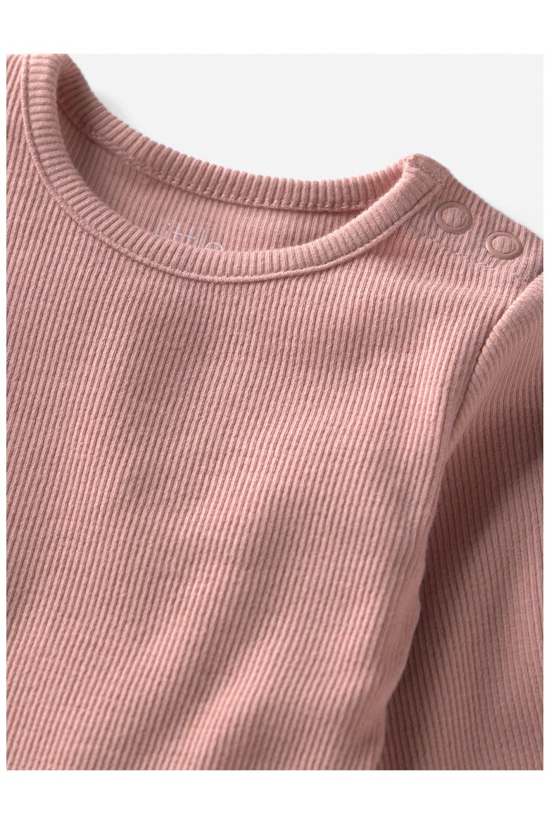 2-Pack Assorted Organic Cotton Bodysuits, Alternate, color, LIGHT PINK/ PINK FLORAL