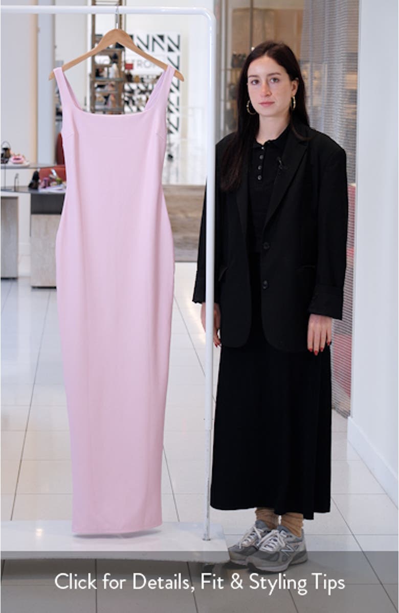 Faux Leather Tank Maxi Dress, sales video thumbnail