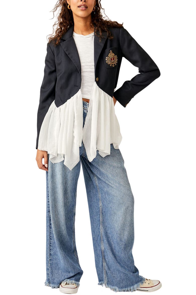 Ballet School Blazer, Alternate, color, NAVY
