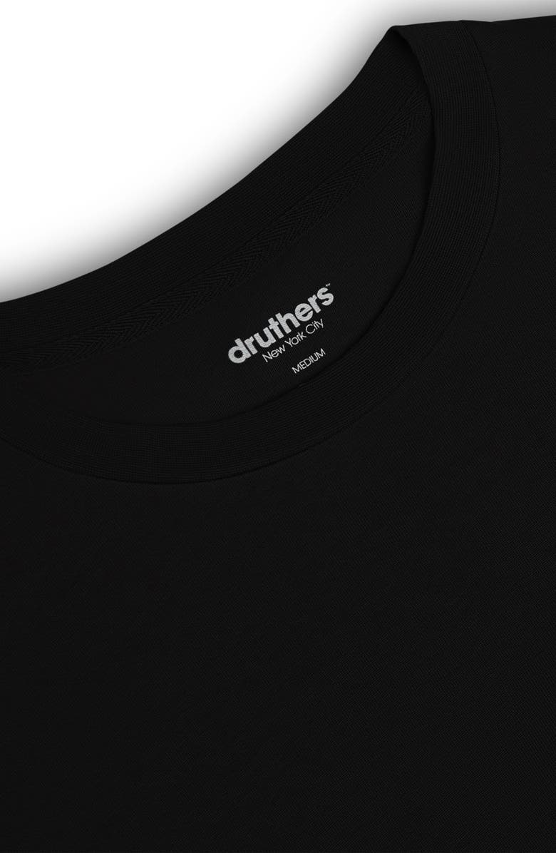 Druthers NYC Heavyweight Organic Cotton T-Shirt, Alternate, color, Caviar