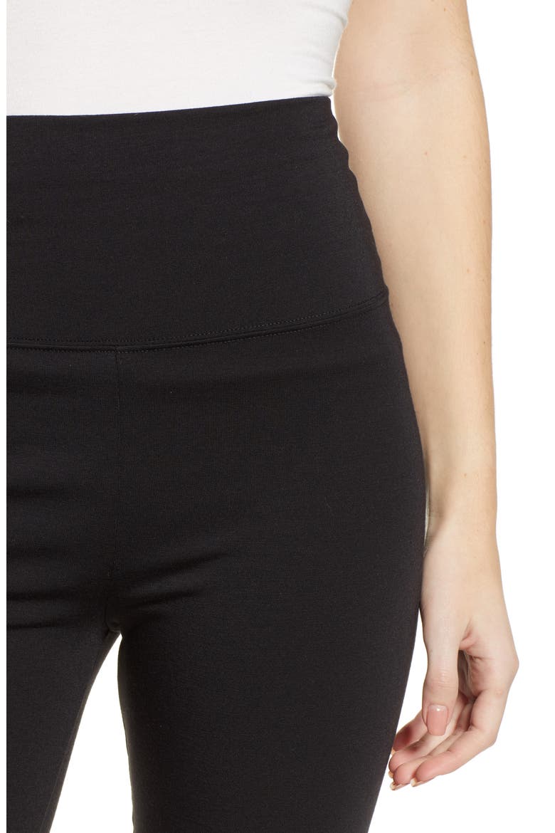 High Waist Biker Shorts, Alternate, color, BLACK