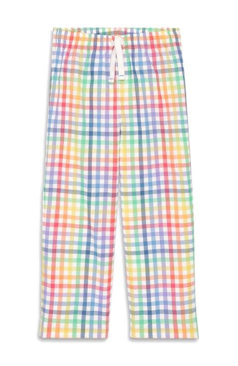 Kids Pj Pant In Rainbow Plaid (Toddler, Little Kid, Big Kid)