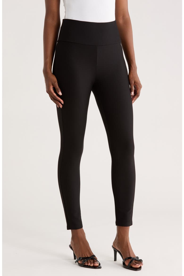 High Waist Leggings, Main, color, BLACK