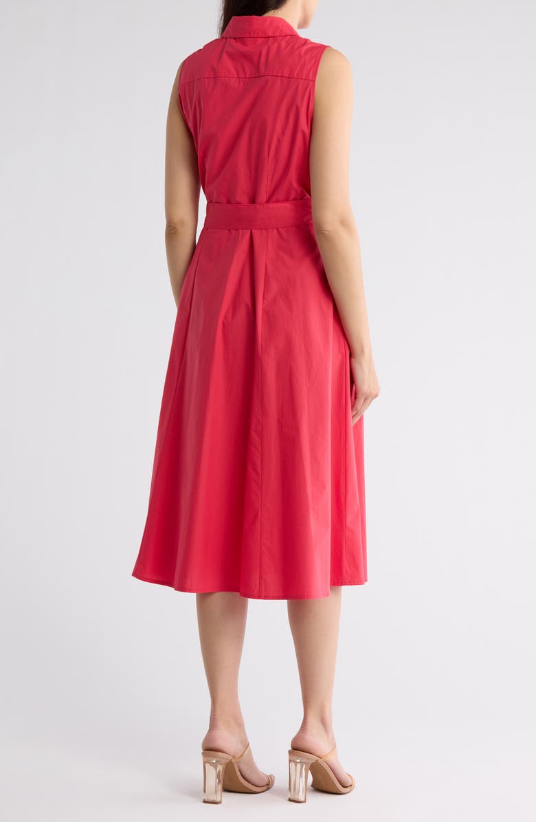 Calvin Klein Sleeveless A-Line Midi Shirtdress, Alternate, color,