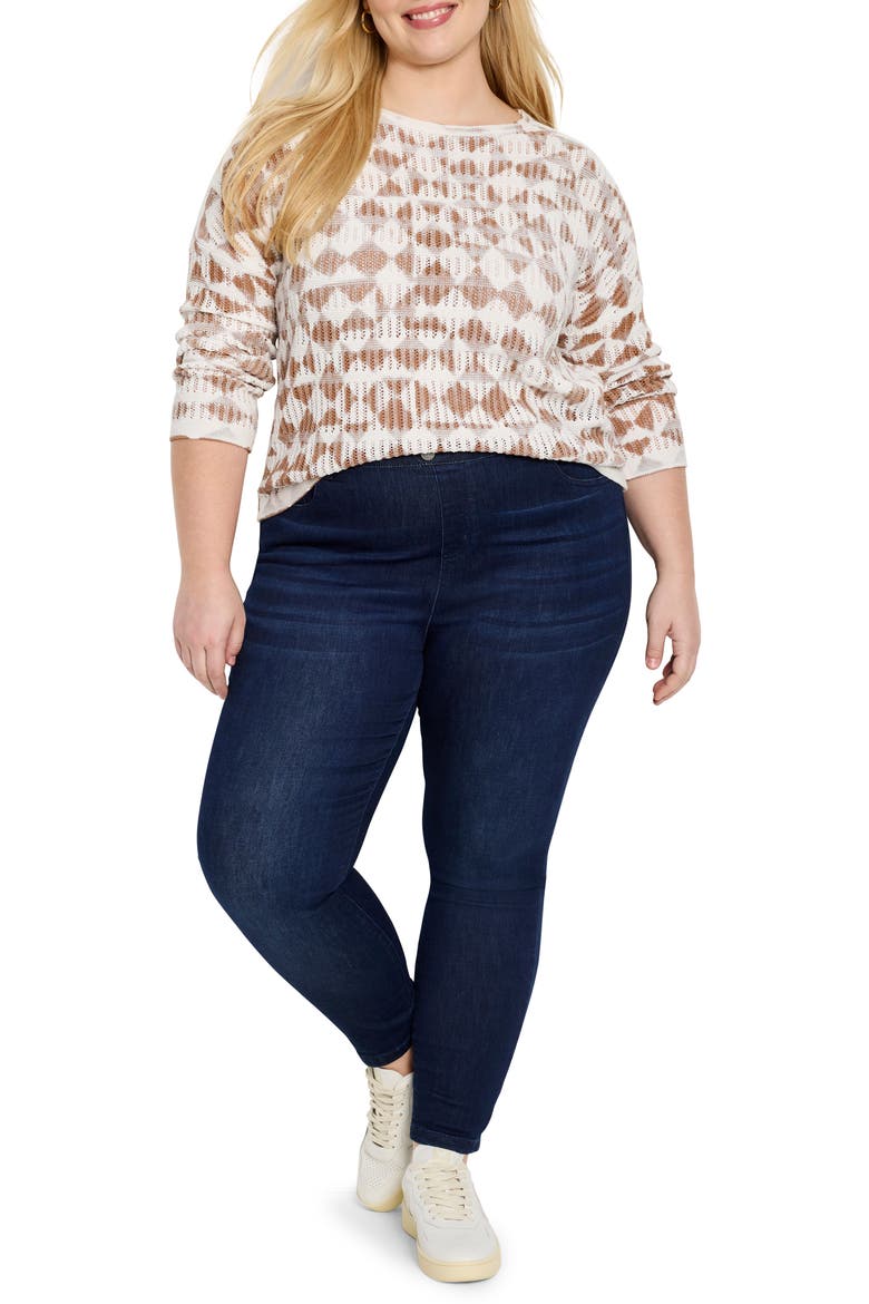 Cotton Open Stitch Sweater, Alternate, color, NEUTRAL MULTI