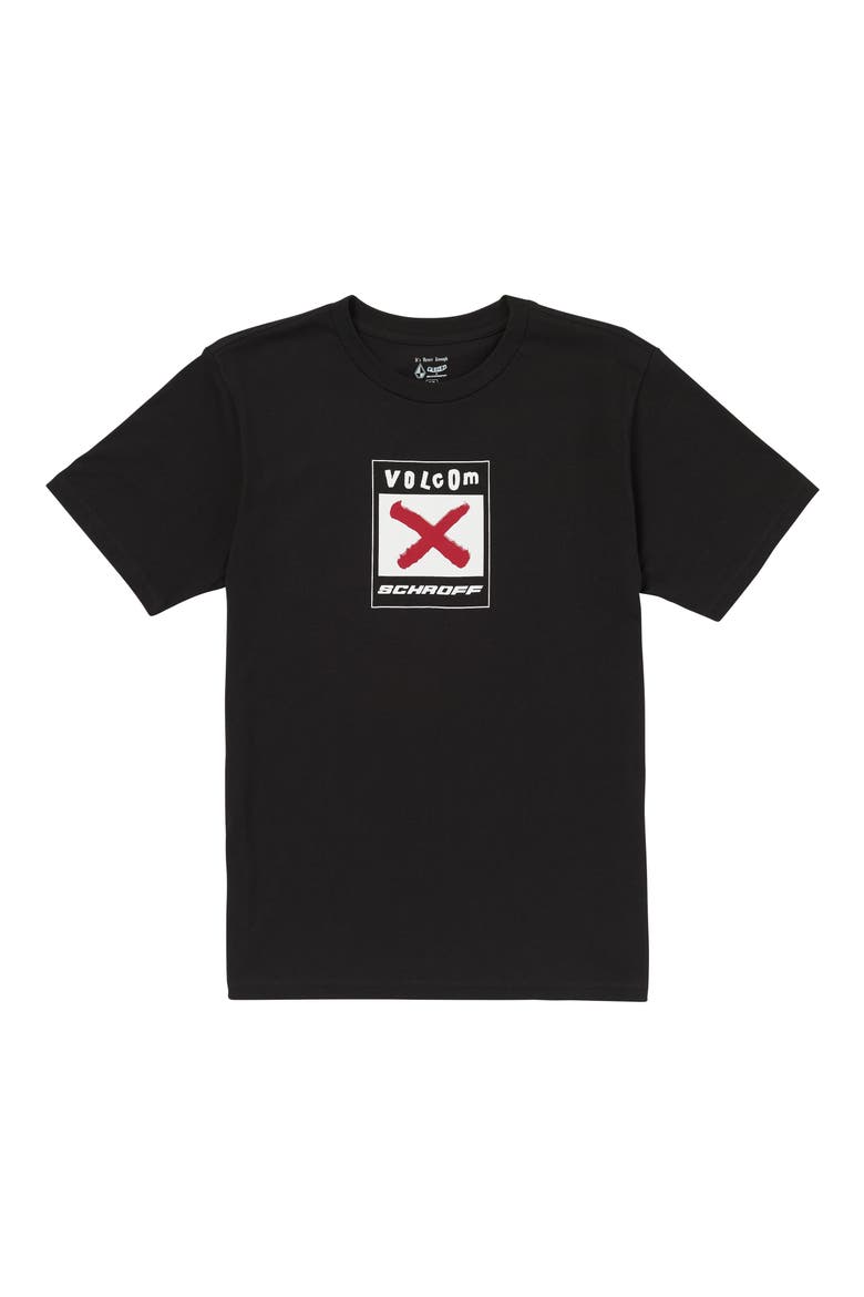 x Schroff Cotton Graphic T-Shirt, Alternate, color, BLACK