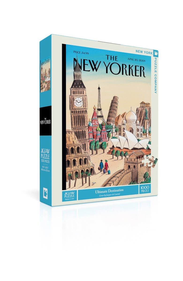 NEW YORK PUZZLE COMPANY Ultimate Destination 1000 Piece Puzzle, Alternate, color, NO COLOR