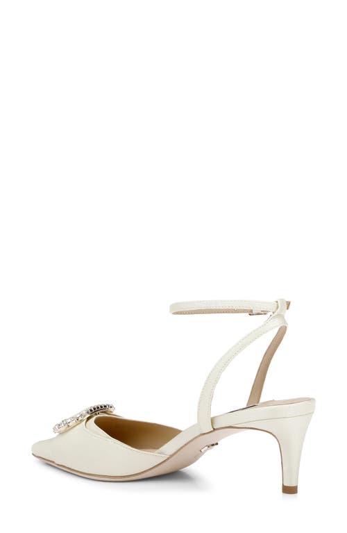 Badgley Mischka Odesza Kitten Heel Ankle Strap Pump