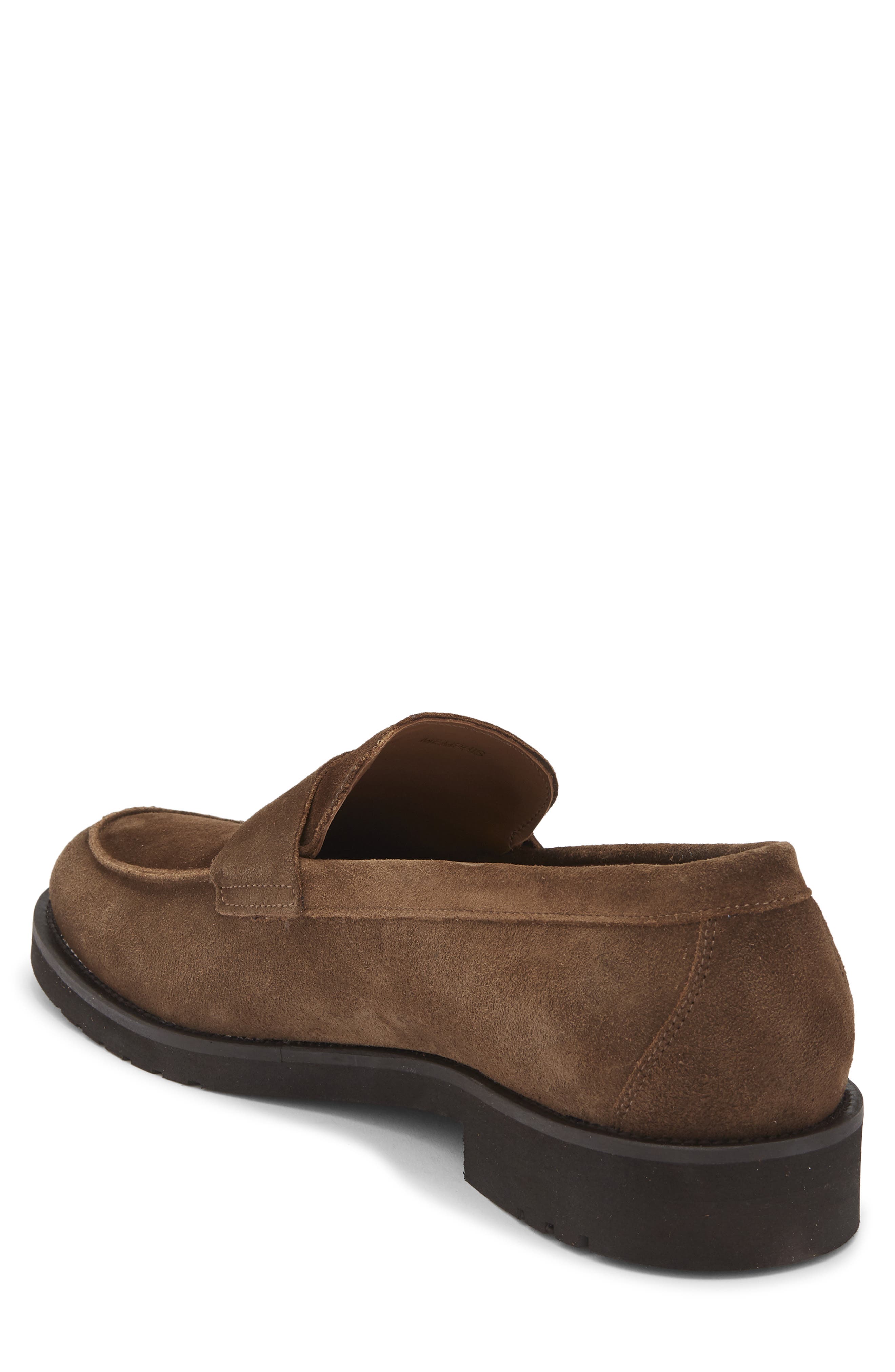 TO BOOT NEW YORK Memphis Penny Loafer, Alternate, color, Suede Tabacco
