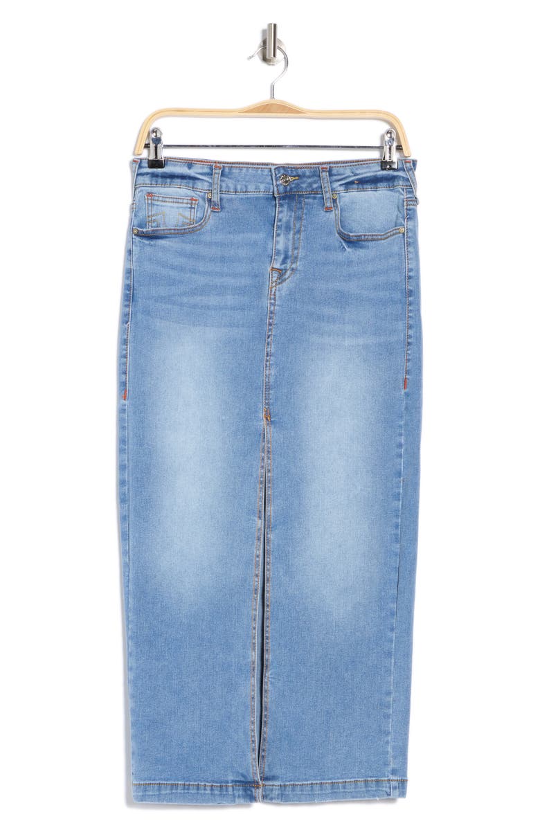 True Religion Denim Maxi Skirt, Main, color, 