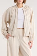 Z by Zella Inbound Ruched Bomber Jacket
