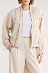 Z by Zella Inbound Ruched Bomber Jacket