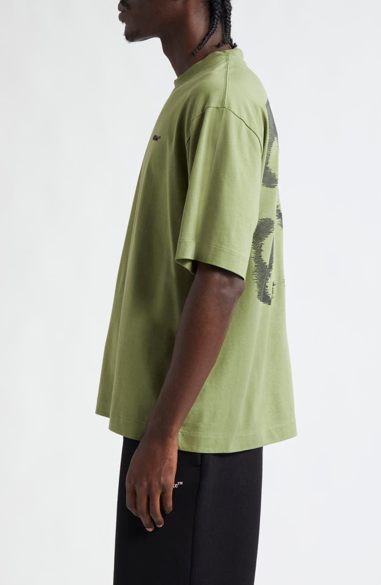 Off-White Windy Arrow Skate Cotton Graphic T-Shirt, Alternate, color,