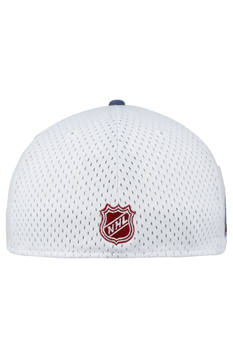 New Era Men's New Era White/Navy Colorado Avalanche Mesh Crown Two-Tone 59FIFTY Fitted Hat, Alternate, color, White