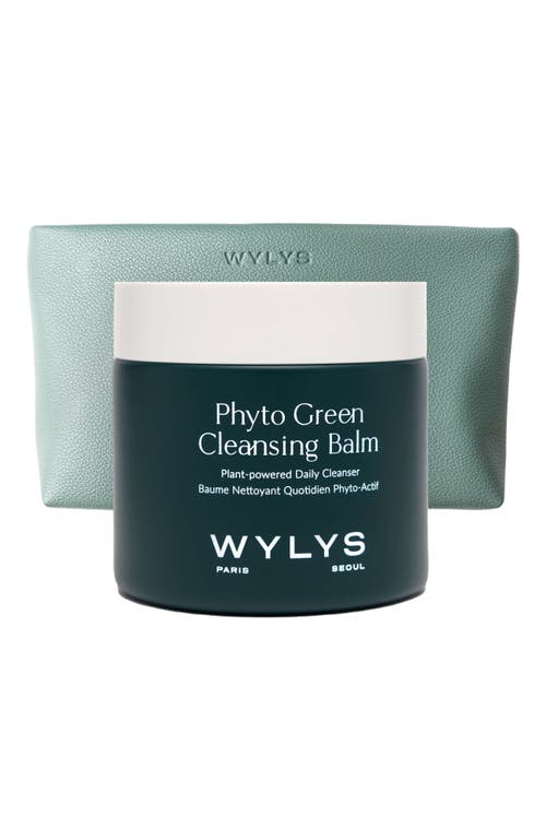 Wylys Phyto Green Cleansing Balm & Sage Verte Makeup Bag