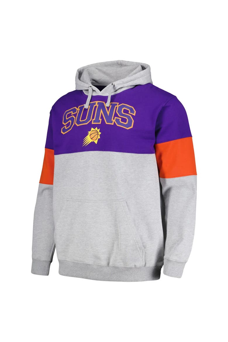 Men's Fanatics Branded Purple Phoenix Suns Contrast Pieced Pullover Hoodie, Alternate, color, Purple